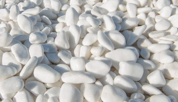 Pebbles Thassos white  17 kg